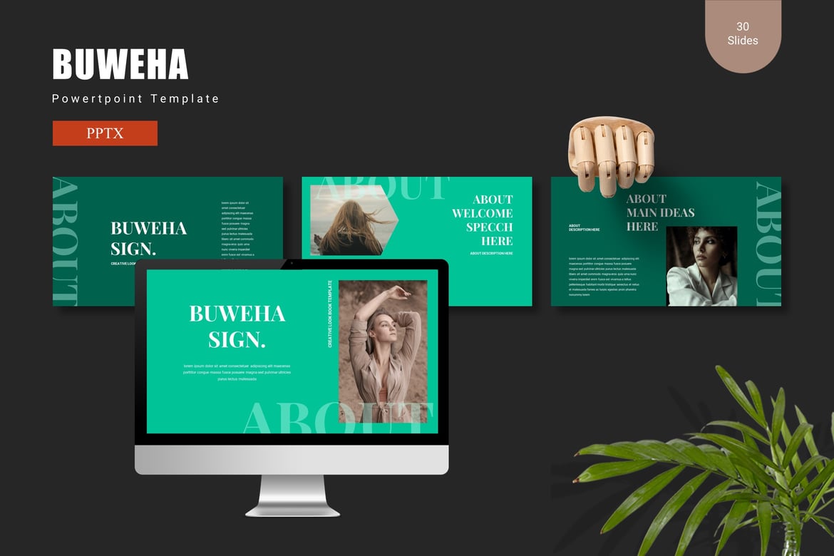 Buweha - Template Presentasi PowerPoint yang Menarik