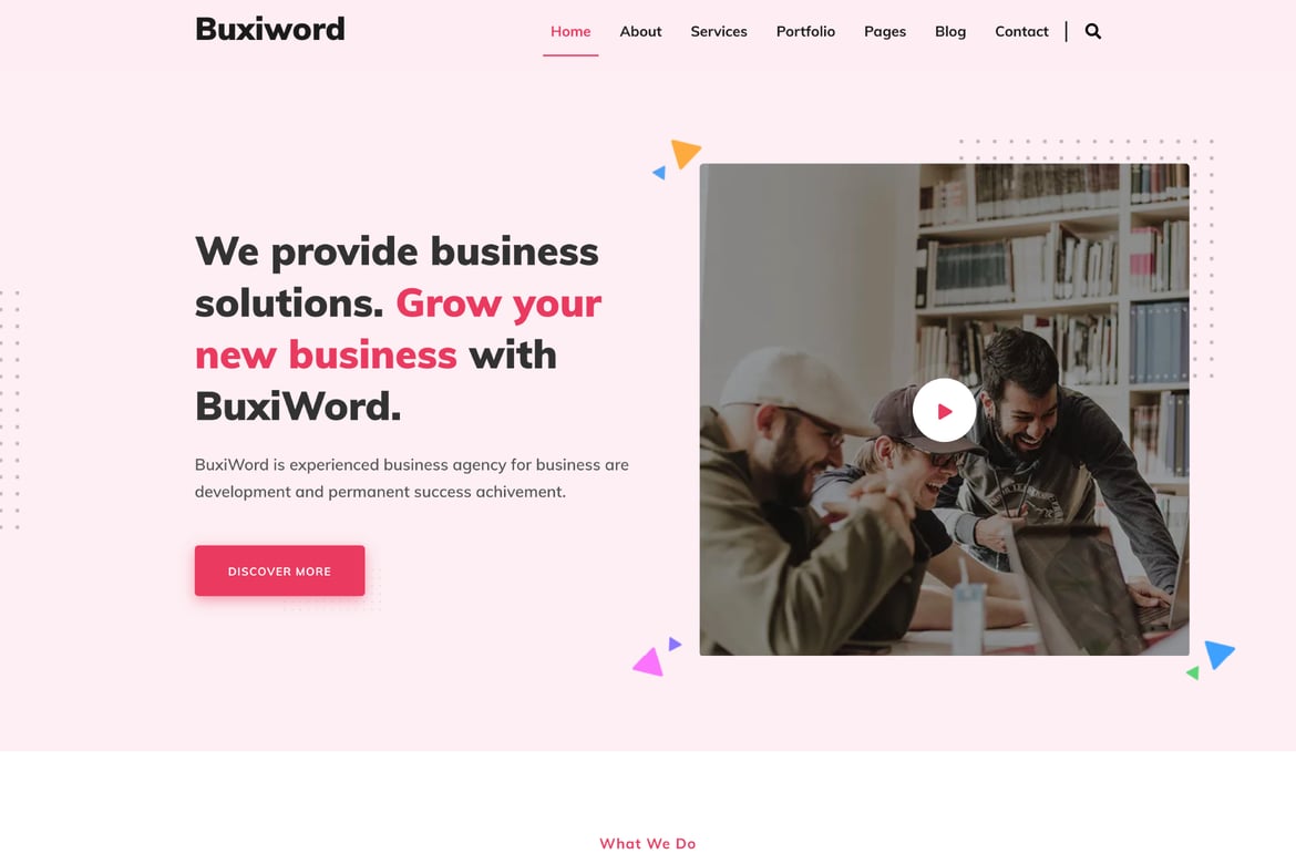 Buxiword - Tema WordPress Kreatif untuk Digital Agency
