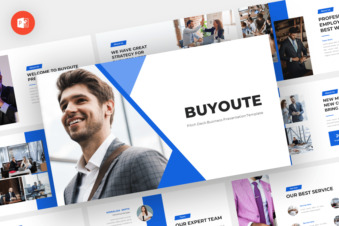 Template PowerPoint Buyoute - Presentasi yang Menarik dan Profesional