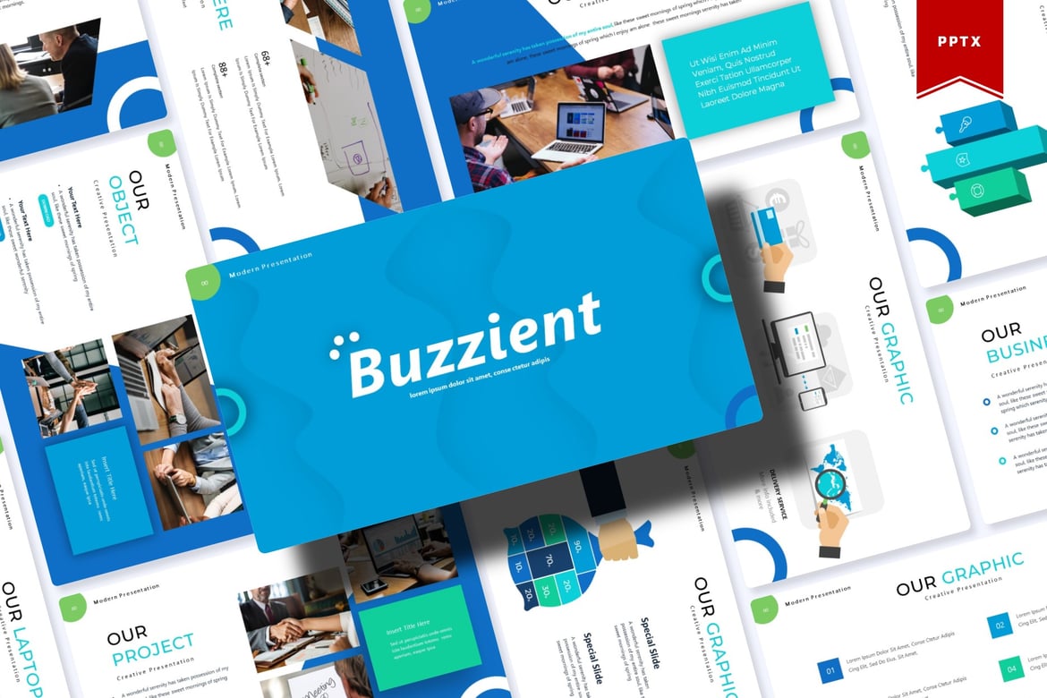 Template Presentasi Buzzient | PowerPoint yang Menarik dan Profesional
