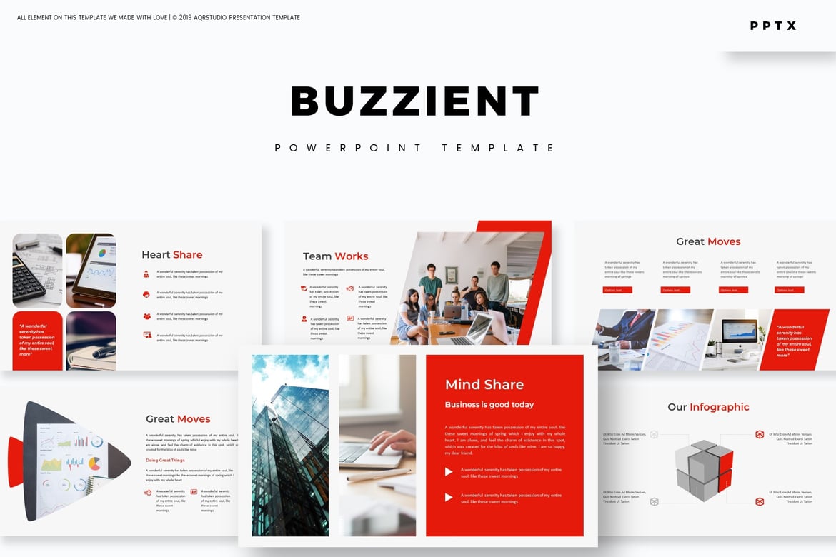 Buzzient - Template Powerpoint Kreatif untuk Semua Kebutuhan