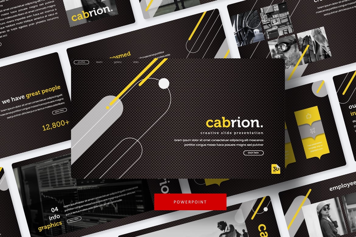 Cabrion - Template PowerPoint yang Menarik dan Profesional