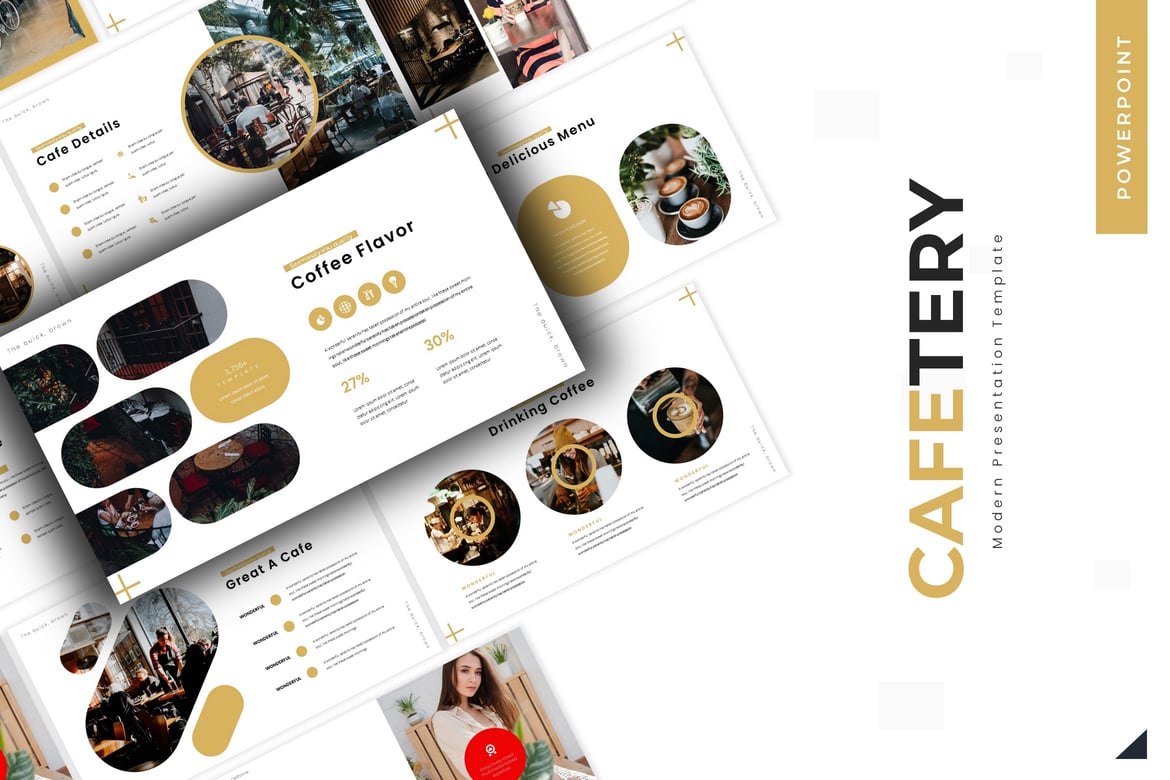 Cafetery - Template Presentasi PowerPoint yang Fleksibel