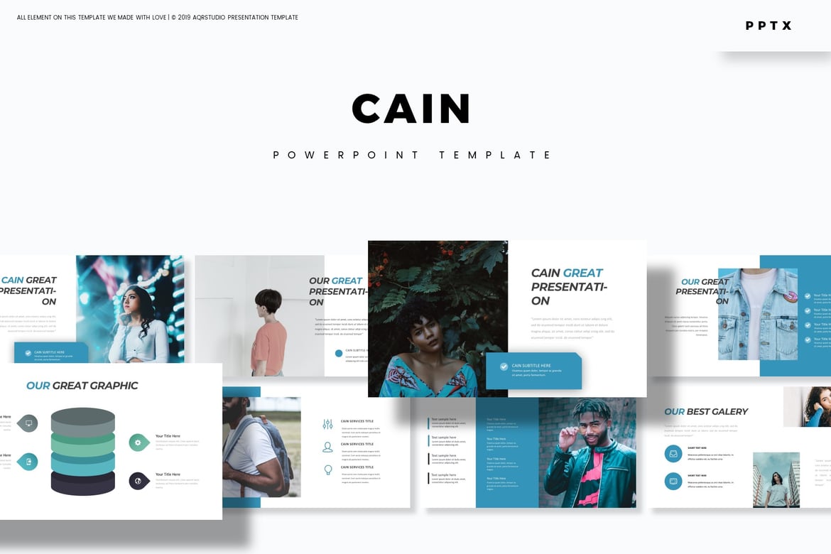 Cain - Template PowerPoint Serbaguna dan Menarik