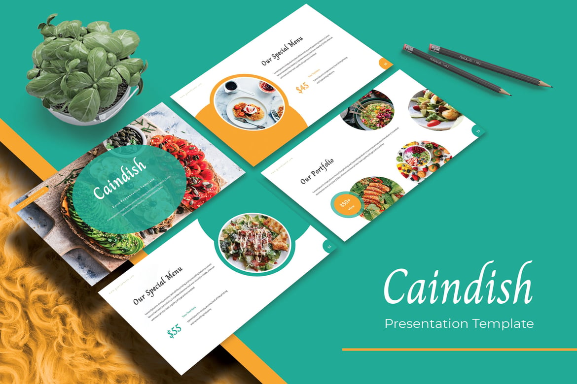 Template PowerPoint CAINDISH - Solusi Presentasi Kreatif Anda