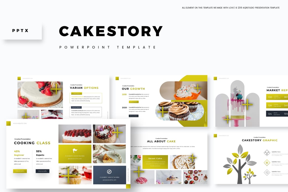 Cakestory - Template PowerPoint yang Menarik dan Serbaguna