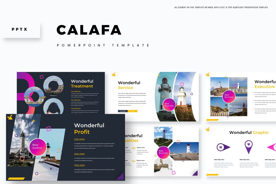Template PowerPoint Calafa - Solusi Presentasi Serbaguna