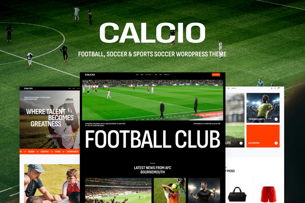Tema WordPress Calcio: Solusi Terbaik untuk Klub Sepak Bola dan Atlet