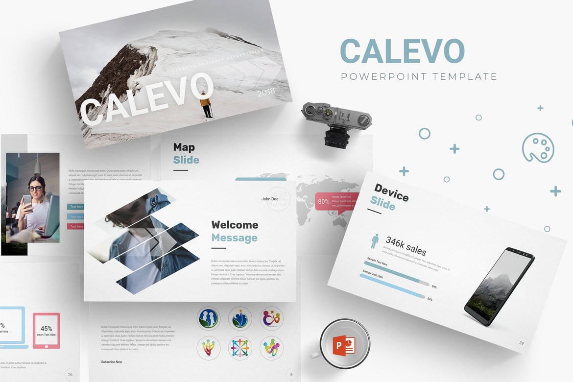 Calevo - Template PowerPoint Serbaguna
