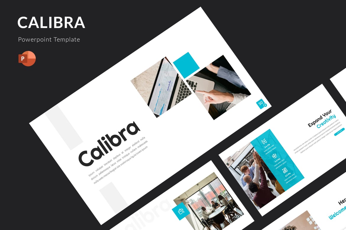 Template Presentasi PowerPoint Calibra - Solusi Kreatif untuk Semua Kebutuhan Anda
