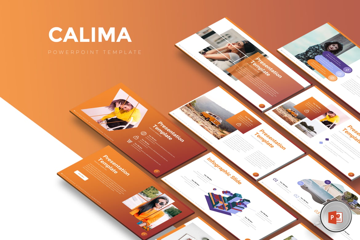 Template PowerPoint Calima - Solusi Presentasi Multifungsi