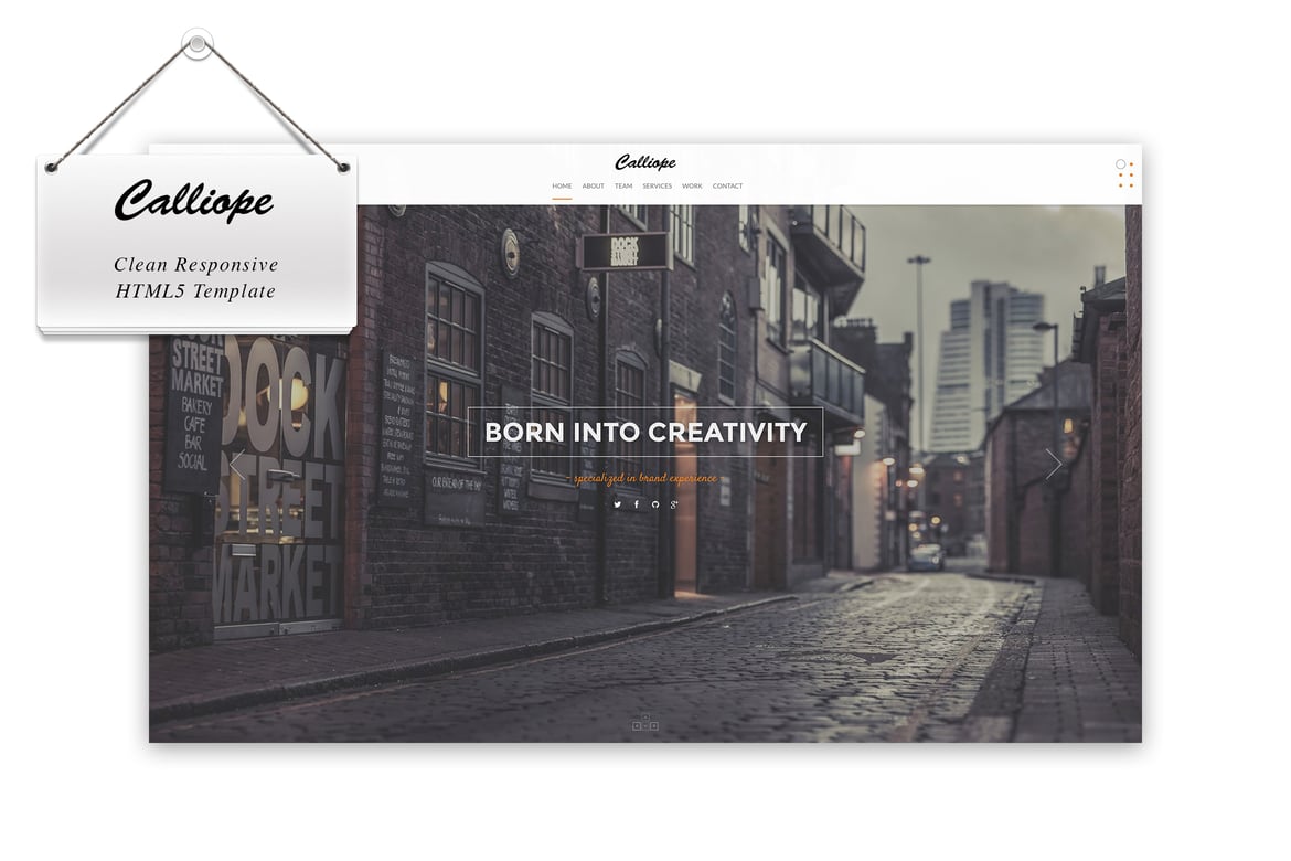 Calliope - Template Website HTML5 Responsif yang Bersih dan Menarik