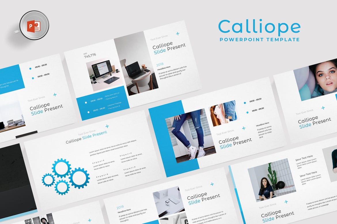 Calliope - Template Powerpoint yang Serbaguna dan Menarik