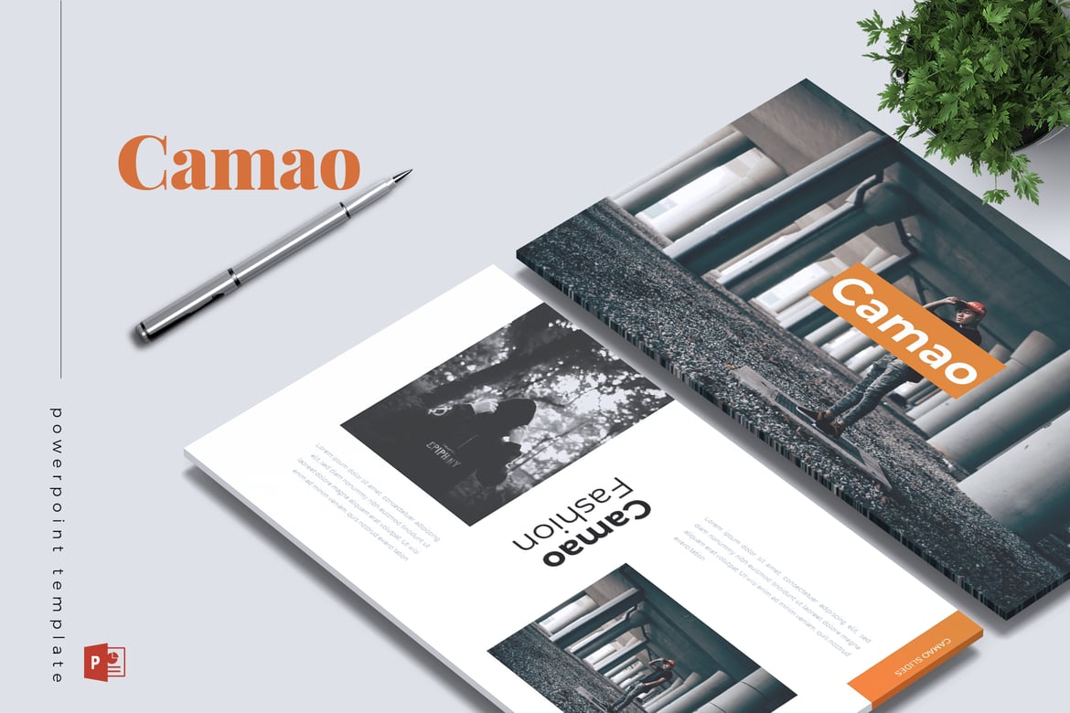 CAMAO - Template Presentasi Powerpoint Stylish dan Profesional