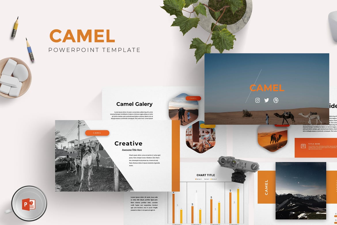 Template PowerPoint Camel - Solusi Presentasi Kreatif Anda