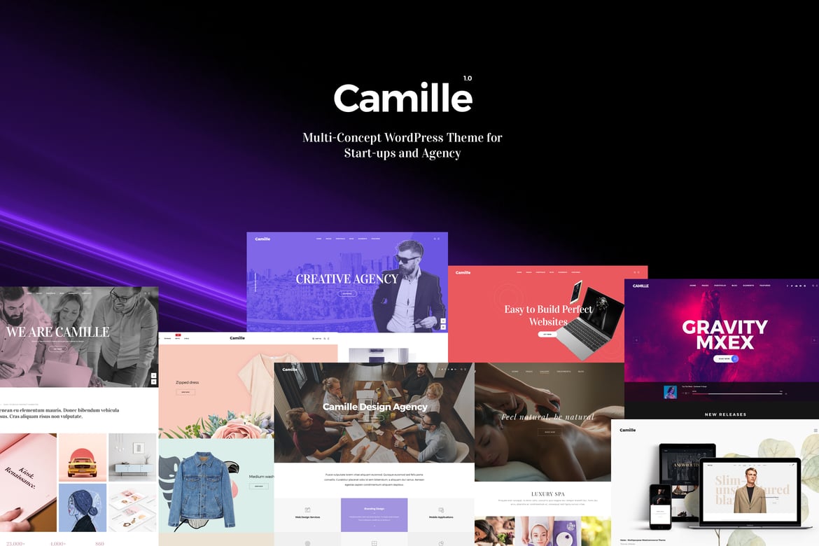 Camille - Tema WordPress Multi-Konsep yang Fleksibel dan Menarik