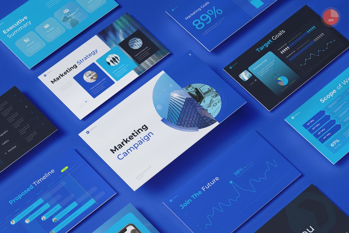 Template Presentasi Proposal Kampanye yang Menarik