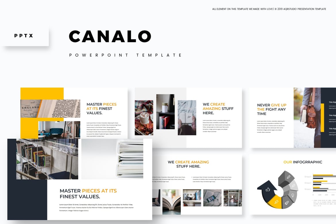 Canalo - Template PowerPoint Serbaguna yang Menarik