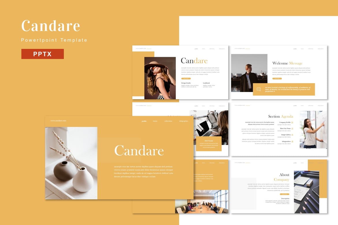Candare - Template Powerpoint Profesional untuk Bisnis Anda