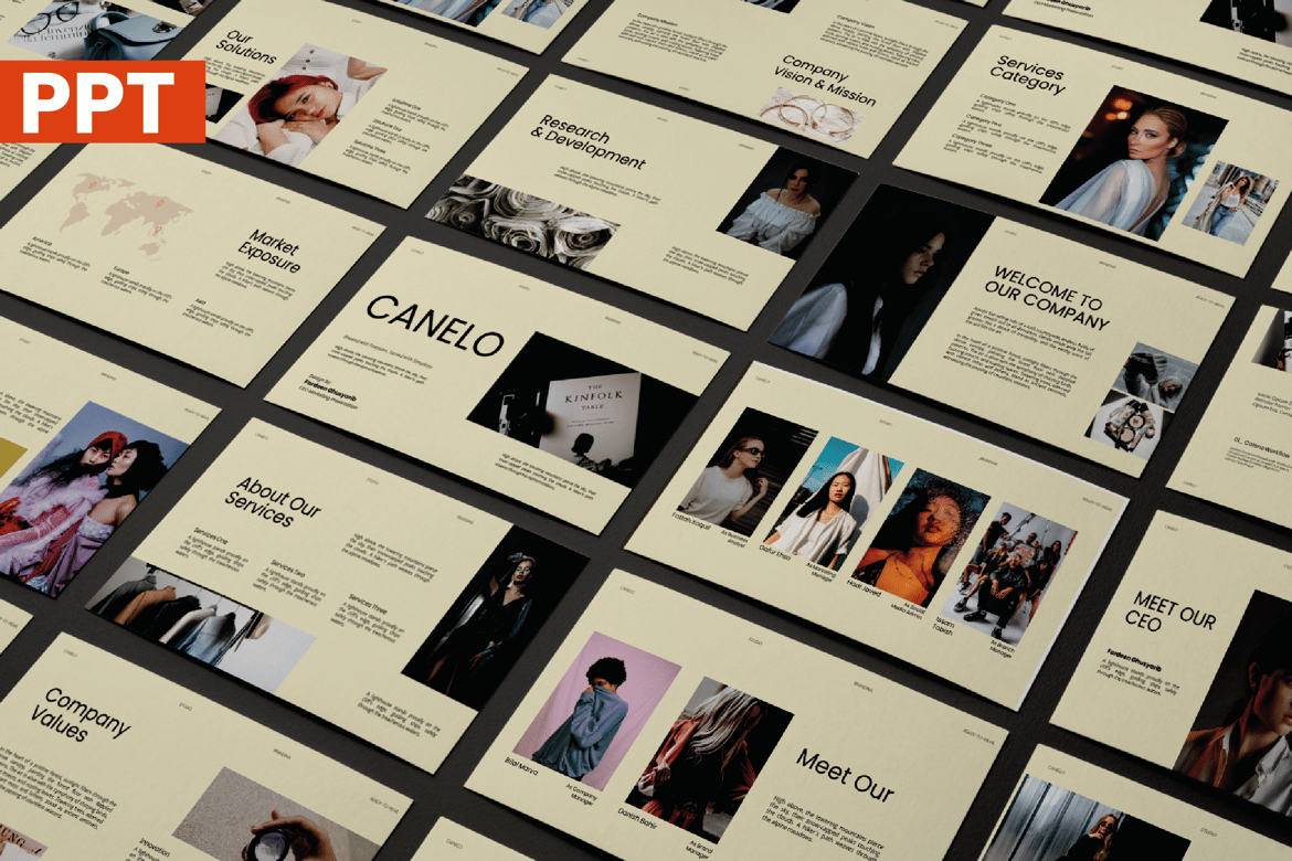 Template Powerpoint Canelo: Presentasi Modern yang Mudah Disesuaikan