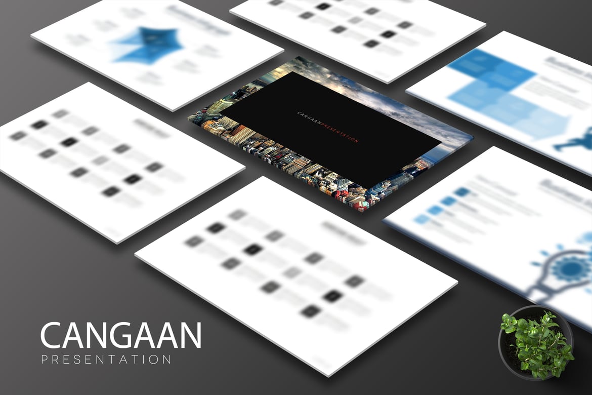 Template PowerPoint Cangaan: Solusi Presentasi Kreatif dan Menarik