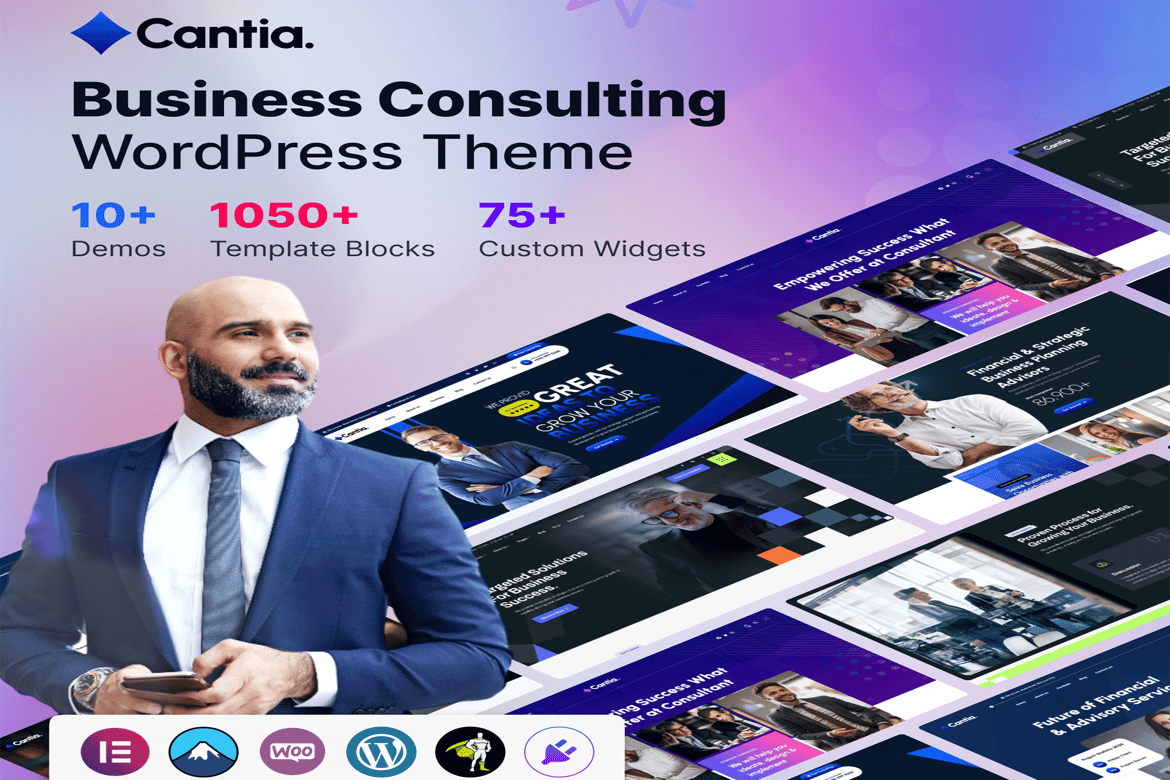 Cantia - Tema WordPress Konsultasi Bisnis yang Modern dan Fleksibel