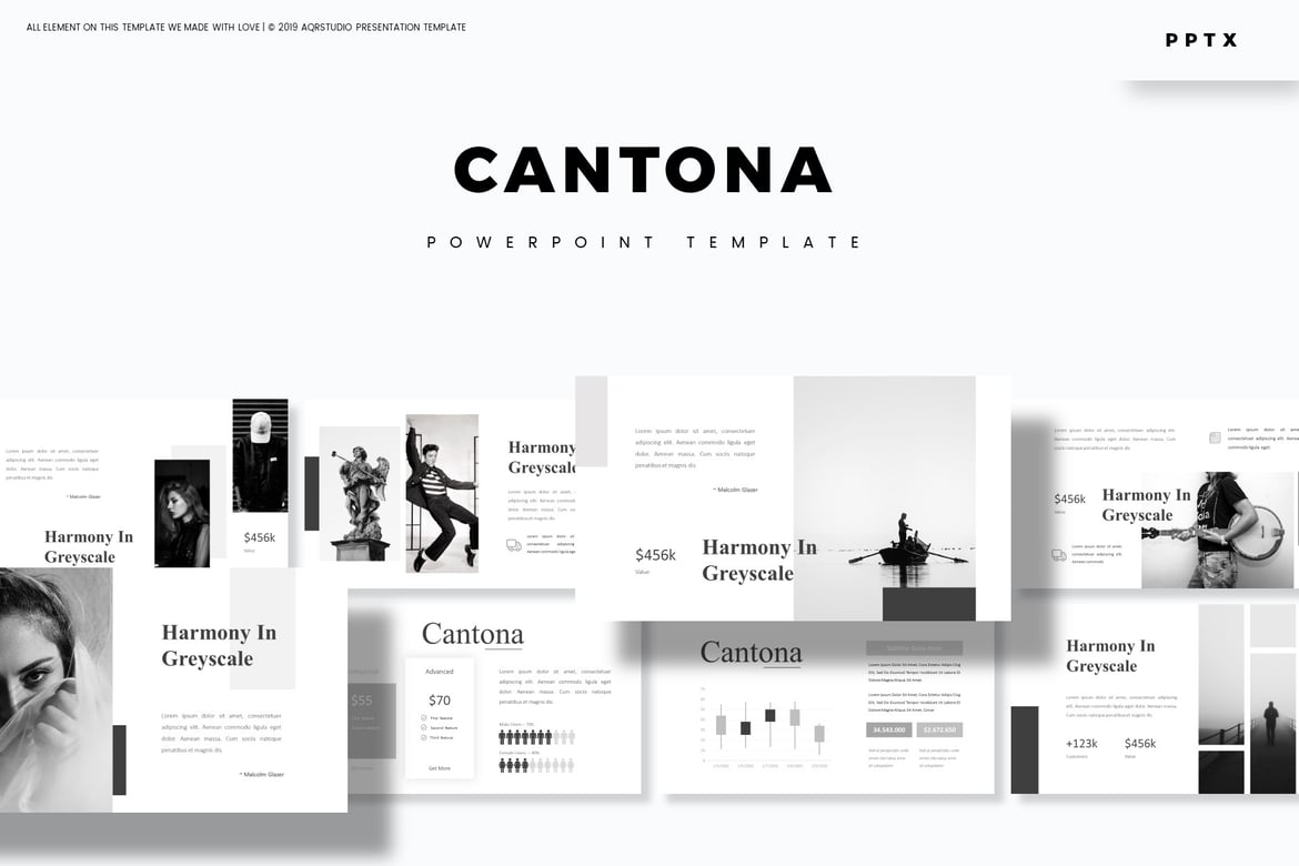 Cantona - Template PowerPoint Serbaguna yang Menarik