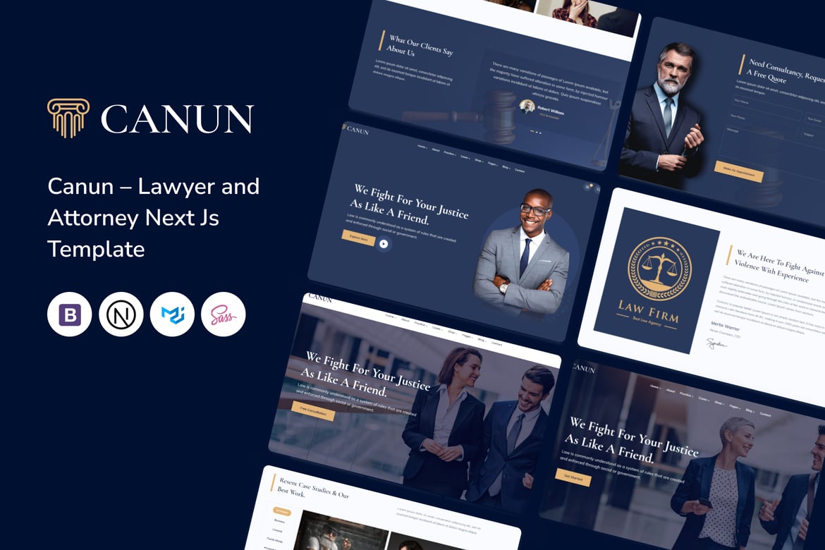 Canun – Template Website Hukum dan Pengacara Modern