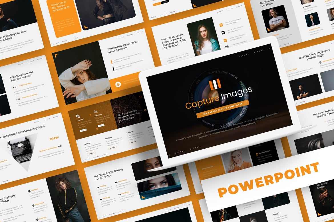 Template Powerpoint Capture Image - Solusi Presentasi Menarik