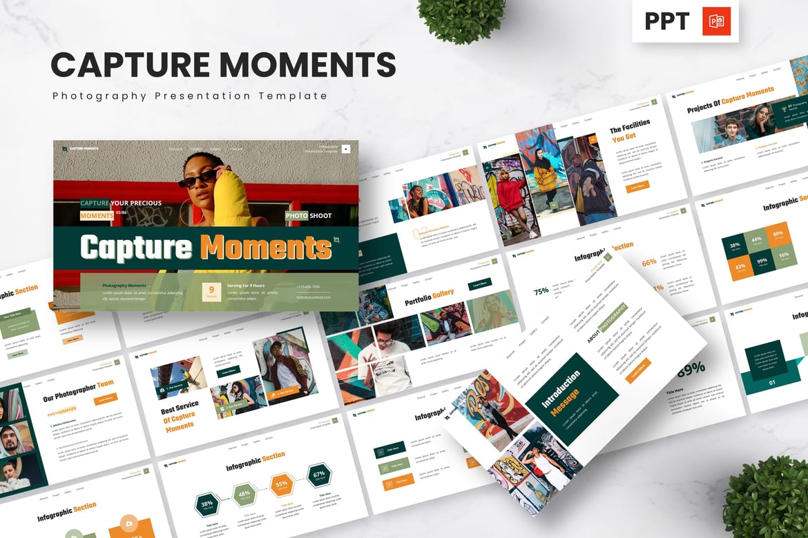 Template Powerpoint Fotografi untuk Mengabadikan Momen Spesial