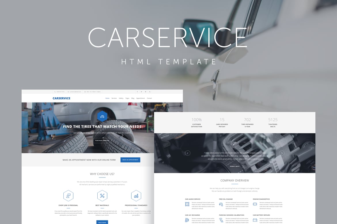 Template Website Servis Mobil - Solusi Profesional untuk Bengkel Otomotif Anda
