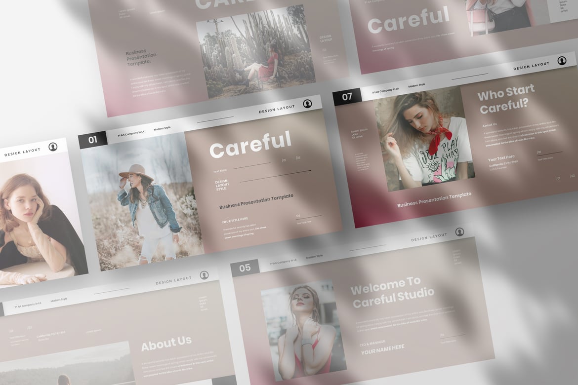 Template Presentasi PowerPoint Bisnis yang Profesional dan Menarik