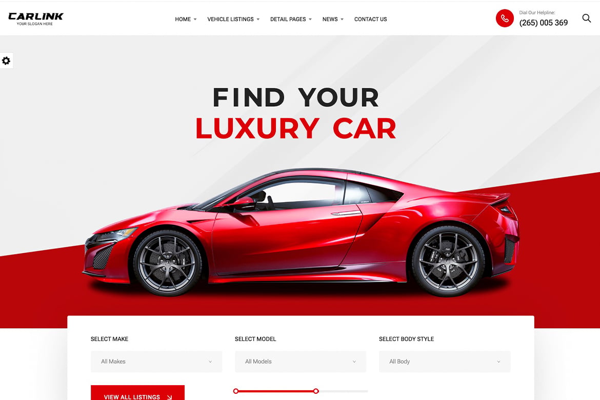 Carlink - Template Website Otomotif Modern dan Berkualitas