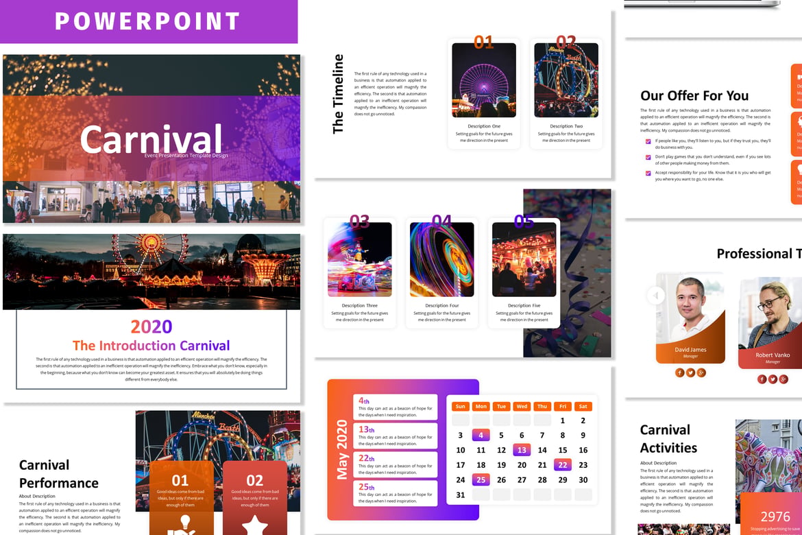 Template Powerpoint Carnival - Solusi Presentasi Profesional Anda