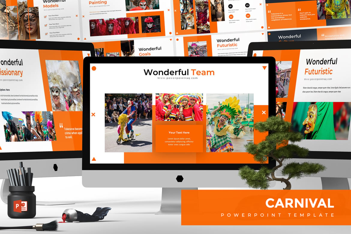 Template PowerPoint Carnival - Solusi Presentasi Menarik untuk Segala Keperluan