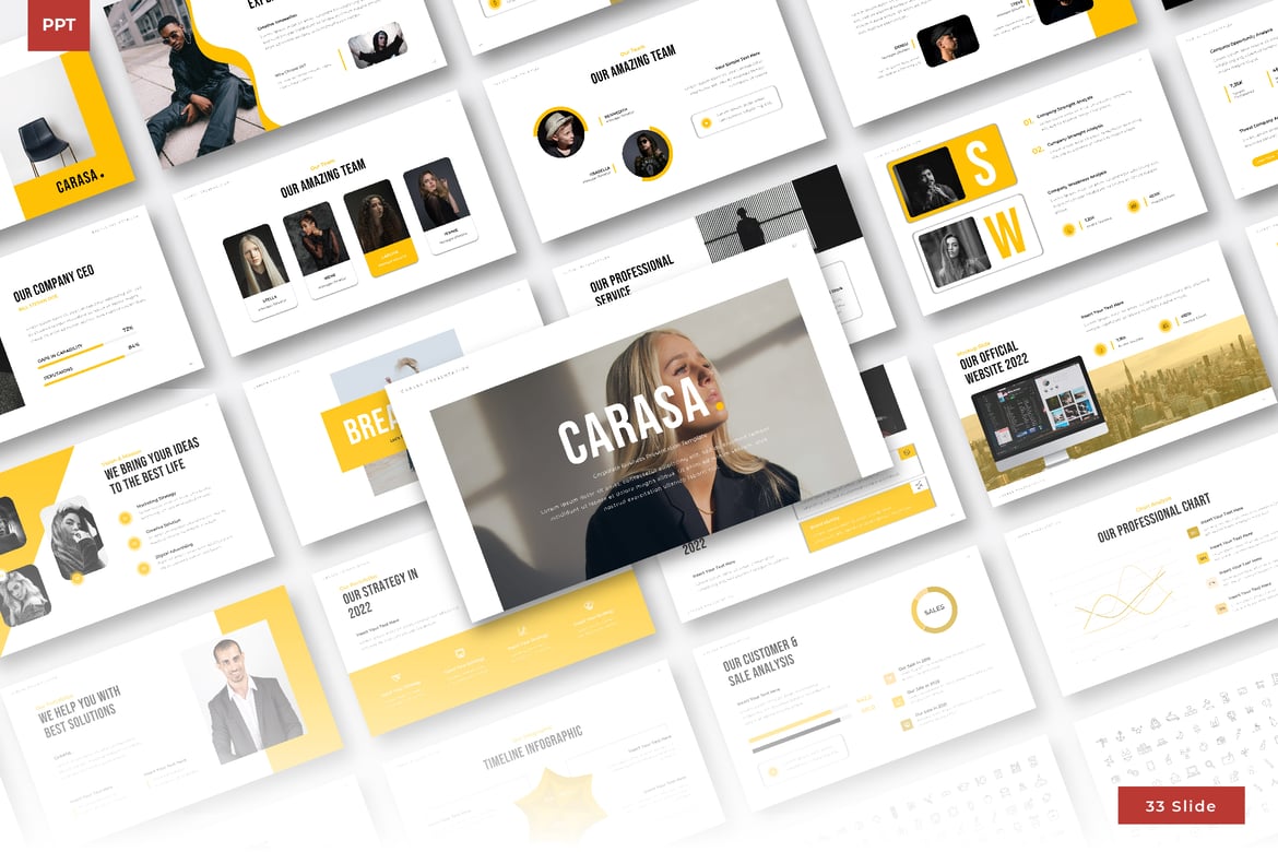 Template PowerPoint Casara: Solusi Presentasi Bisnis yang Profesional