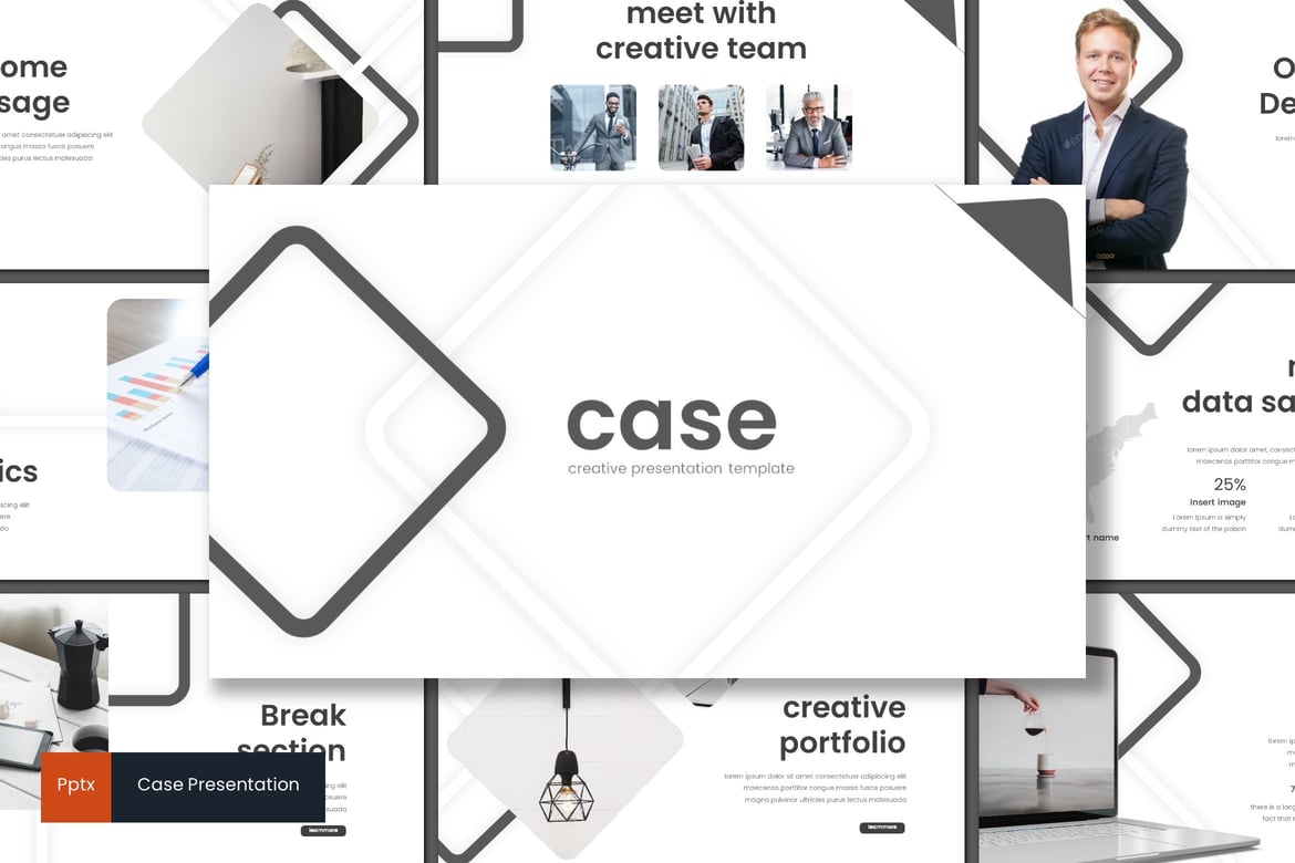 Template Presentasi PowerPoint Minimalis dan Kreatif