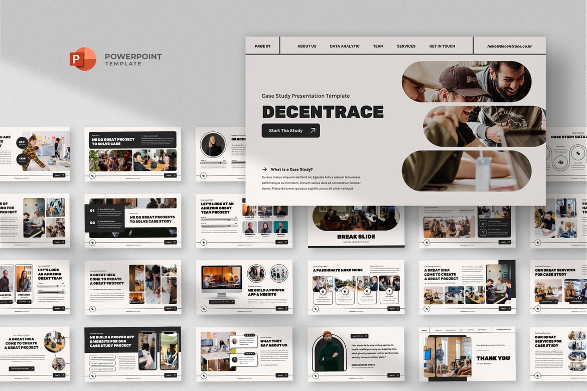 Template Powerpoint Studi Kasus yang Menarik dan Profesional