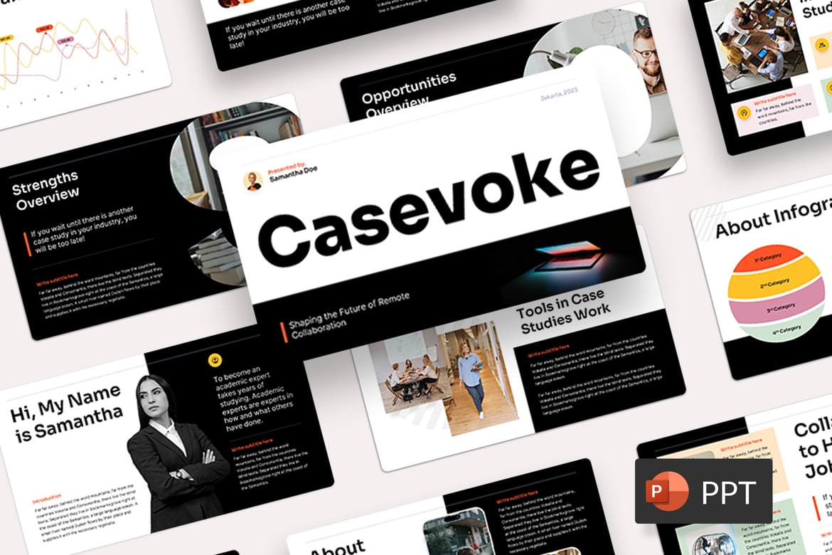 Template Presentasi Casevoke - Solusi Ideal untuk Studi Kasus Anda