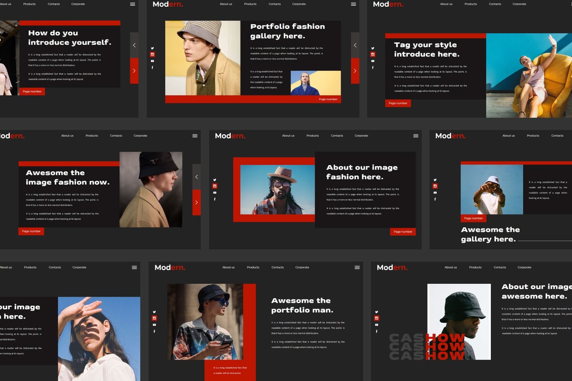 Template Powerpoint CASHOW yang Menawan dan Profesional