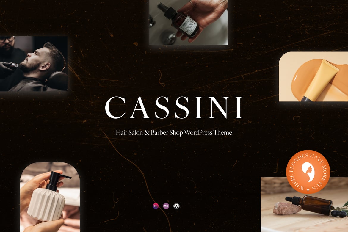 Tema WordPress Cassini untuk Salon Rambut dan Barbershop yang Kreatif
