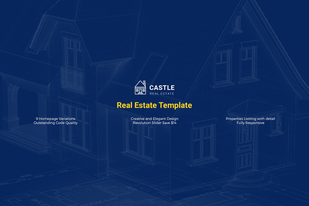 Castle - Template Website Real Estate Premium