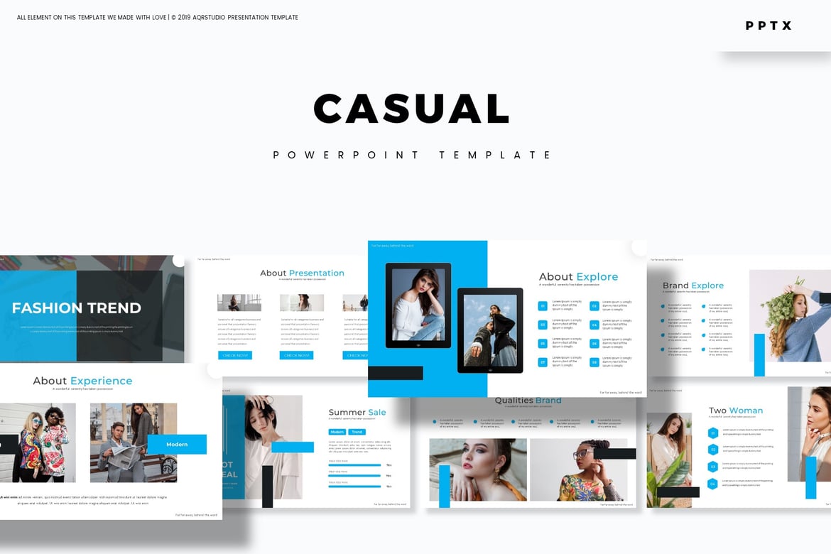 Template Powerpoint Casual - Solusi Presentasi Menarik dan Profesional