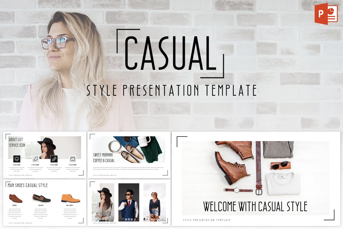 Template Presentasi PowerPoint Serbaguna - CASUAL
