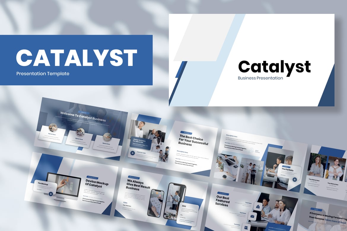 Catalyst - Template Presentasi Bisnis PowerPoint yang Menarik