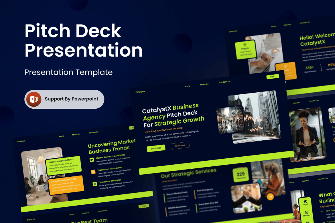 CatalystX - Template Presentasi PowerPoint yang Serbaguna dan Profesional