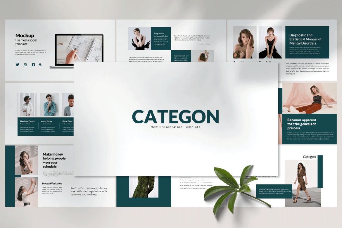 CATEGON - Template Presentasi PowerPoint Kreatif dan Profesional