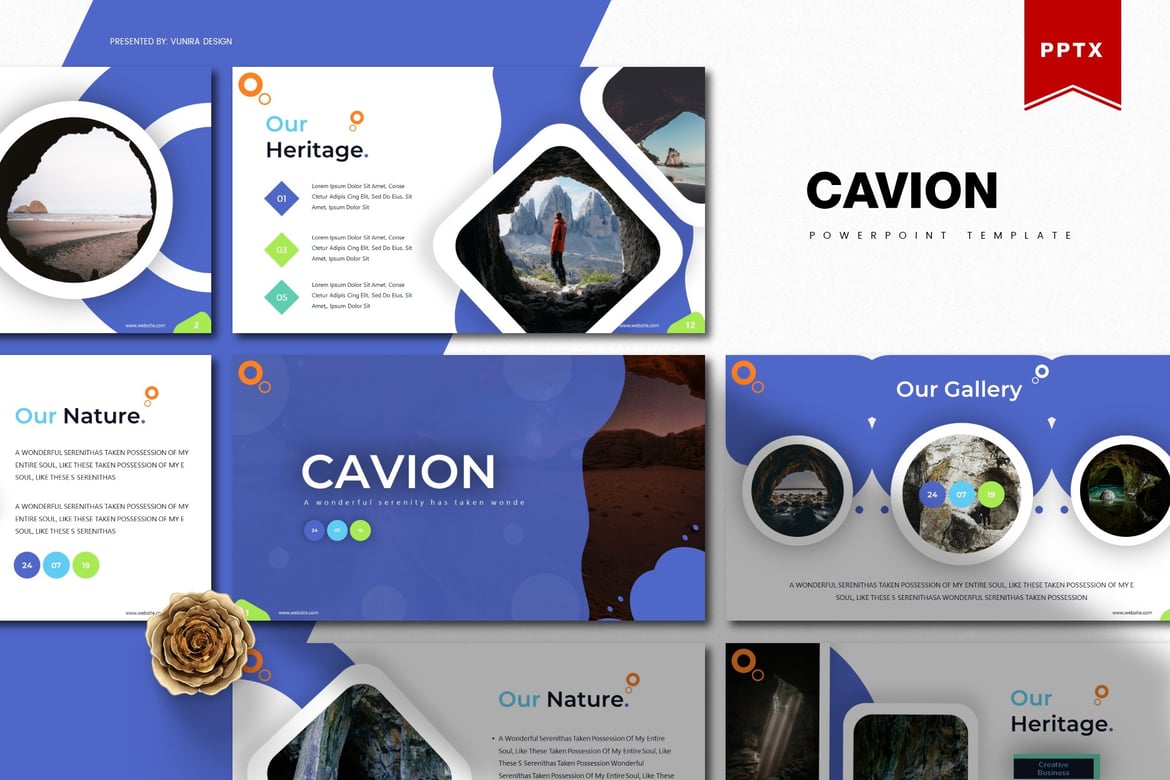 Cavion | Template Presentasi PowerPoint Menarik