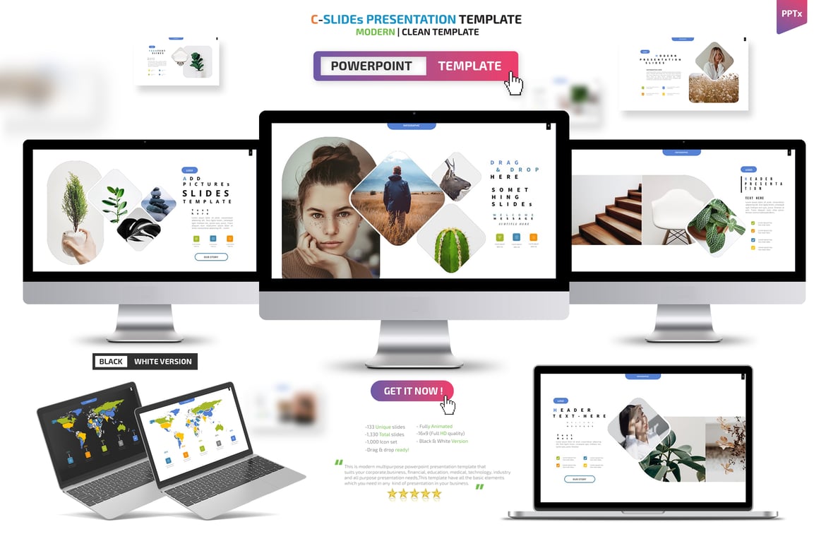 Template Powerpoint Presentasi Menarik dan Profesional