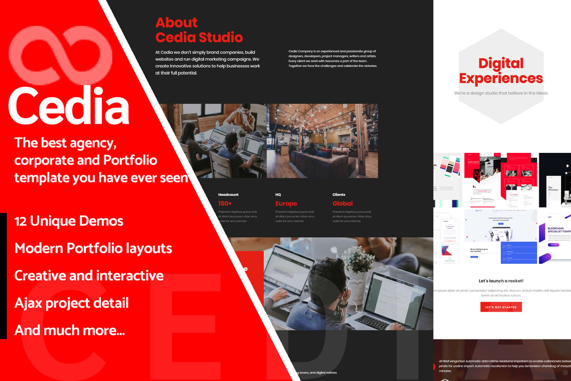 Cedia - Template Website Kreatif Serbaguna dan Modern